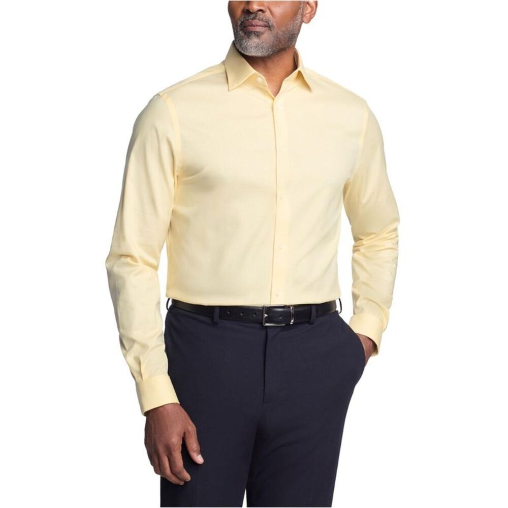 Michael Kors Mens Checkered Button Down Dress Shirt, NWT